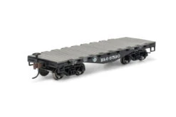 Athearn Roundhouse 1460 - 30' Old Time Flat Car Baltimore & Ohio (B&O) 6590 - HO Scale