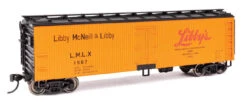 Walthers Mainline 910-41314 - 40' Wood Reefer With Steel Ends Libby LMLX 1590 - HO Scale