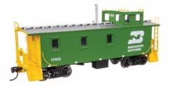 Walthers Proto 920-103256 - 30' GTW Style Wood Caboose With Offset Coupola Burlington Northern (BN) 11106 - HO Scale