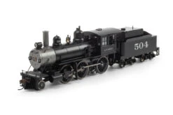 Athearn 87238 - 2-6-0 (DC Silent) Atchison, Topeka And Santa Fe (ATSF) 504 - HO Scale