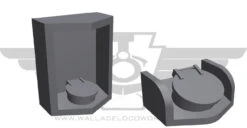 Wallace Locomotive Works 138 - Sand Filler Hatch. G&W Style MODERN- HO Scale