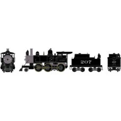 Athearn 87311 - 2-6-0 Mogul (DCC And Sound) Atchison, Topeka And Santa Fe (ATSF) 207 - HO Scale