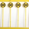 Tichy Train Group 8176 - Modern Crossing Signs 20 Pcs - HO Scale