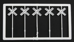 Tichy Train Group 8178 - Crossing Sign Crossbucks 20 Pcs - HO Scale