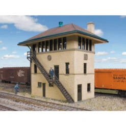 Walthers Cornerstone 933-2983 - Santa Fe Interlocking Tower - HO Scale Kit
