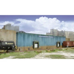 Walthers Cornerstone 933-3192 - Bud's Trucking Company Background Building - HO Scale Kit