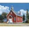 Walthers Cornerstone 933-3656 - Cottage Grove School Kit - HO Scale -ScaleSigns Sales Store 933 3656 23306.1645224515