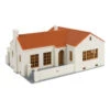 Walthers Cornerstone 933-3785 - Mission-Style Bungalow - HO Scale -ScaleSigns Sales Store 933 3785 16517.1645224522