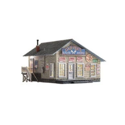 Woodland Scenics BR5068 - Carver's Butcher Shoppe - Built & Ready Landmark Structure - HO Scale