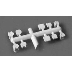 Detail Associates 1507 - MU Receptacles - 3 Types + 2 Blank Covers- HO Scale