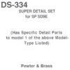 Details West DS-334 - Super Detail Set For SP SD9E - HO Scale -ScaleSigns Sales Store DTW334 26510.1671411022