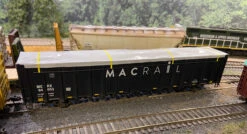 MACRail 9802BU - Cottonseed Tarp For Otter Valley NSC6400 "Blue" - 2 PACK- HO Scale