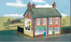 Wills Kits CK18 - Semi-Detached Shops Craftsman Kit - HO Scale