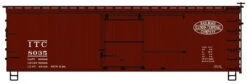 Accurail 1811 - 36 Foot Wood Boxcar With Wood Ends Illinois Terminal (ITC) 8035 - HO Scale Kit