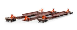 Athearn 15675 - 57' Trinity Spine Car Articulated 3 Unit Set BNSF 300531 - HO Scale