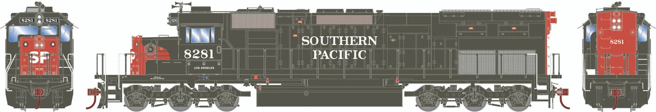 Athearn 71849 - EMD SD40T-2 (DCC And Sound) Southern Pacific (SP) 8281 - HO Scale 3 Athearn 71849 - EMD SD40T-2 (DCC And Sound) Southern Pacific (SP) 8281 - HO Scale