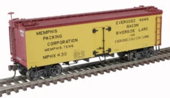 Atlas Master 20007197 - 36' Wood Reefer Memphis Packing Corporation (MPHX) 429 - HO Scale