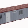 Atlas 70000229 - Mobile Office Container Aries (Gray/Maroon) - HO Scale