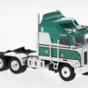 Brekina 85730 - Kenworth K100 Aerodyne Sleeper-Cab Semi Tractor - Assembled - Green, White - HO Scale -ScaleSigns Sales Store bkn85730 36304.1679436743