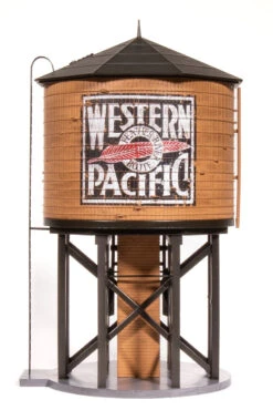 Broadway Limited 7925 - Operating Water Tower W/ Sound Western Pacific (WP)- HO Scale