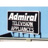 Blair Line 1506 - Laser-Cut Wood Billboards - Small For Z, N & HO - Admiral Television Appliances - 2-1/4" Wide X 1-3/8" Wide 5.7 X 3.5cm - Multi Scale -ScaleSigns Sales Store blr1506 97360.1671410899