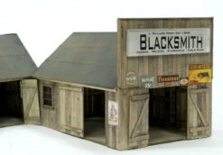 Banta Modelworks 2125 - Black Smith/ Carpentry Shop - HO Scale Kit