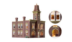 Woodland Scenics BR5034 - Firehouse - Built & Ready Landmark Structure- HO Scale -ScaleSigns Sales Store c1a2456fBR5034 f 4 71891.1715622442