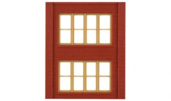 Design Preservation Models (DPM) 30144 - Modular Building System - Two-Story Victorian Window- HO Scale Kit