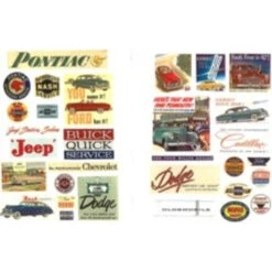 JL Innovative 247 - Vintage Auto Posters/Signs 1940s-50s - HO Scale
