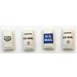 JL Innovative 709 - Custom US Mail Sacks (4) - HO Scale