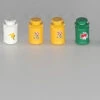JL Innovative 807 - Milk Cans Color Decorated Qty6 - HO Scale