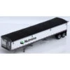 Lonestar Models 6019 - Wilson Pacesetter 43' Grain Trailer Kit - White Body / Black Tarp, Nutrena Decals - HO Scale Kit