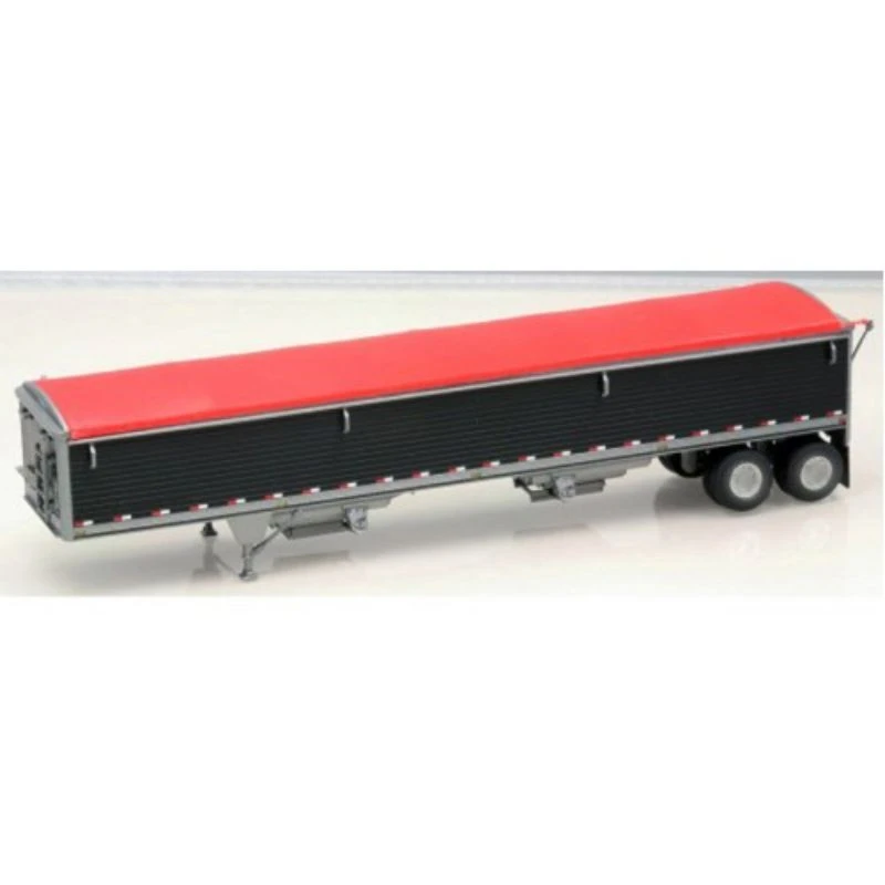 Lonestar Model 6030 - Wilson 43' Pacesetter Grain Trailer Kit - Black Body; Red Tarp - HO Scale Kit 3 Lonestar Model 6030 - Wilson 43' Pacesetter Grain Trailer Kit - Black Body; Red Tarp - HO Scale Kit