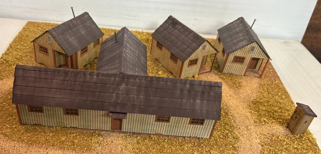 Motrak Models 83035 - Camp With Mess Hall- HO Scale Kit 3 Motrak Models 83035 - Camp With Mess Hall- HO Scale Kit