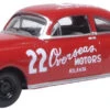 Oxford Diecast 87OR50004 - 1949 Oldsmobile Rocket 88 Overseas Motors 22 (red, White) - HO Scale -ScaleSigns Sales Store oxd87or50004 35578.1712783704