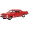 Oxford Diecast Oxford 87CH63002 - 1963-1970 Chevrolet Corvair Coupe Riverside Red - Assembled - HO Scale -ScaleSigns Sales Store oxf87CH63002 59150.1645223671