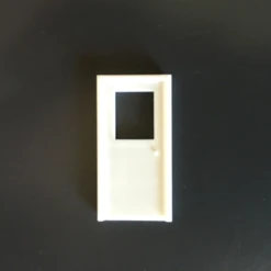 Pikestuff 541-1103 - Personnel Door With Window (3 Each) - HO Scale Kit