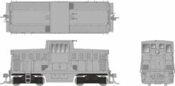 Rapido 48094 - GE 44 Tonner (DC Silent) Undecorated Phase Ib Body - HO Scale