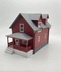 Rock Island Hobby 042101 - Red House Built Up - HO Scale