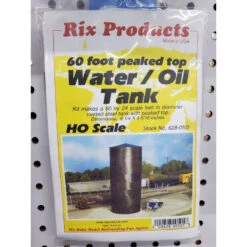 Rix Products 628-0505 - 60' Peaked Top Water / Oil Tank - HO Scale Kit