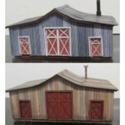 RslaserKits 2071 - Storage / Handcar Shed / Machine Shop - HO Scale Kit