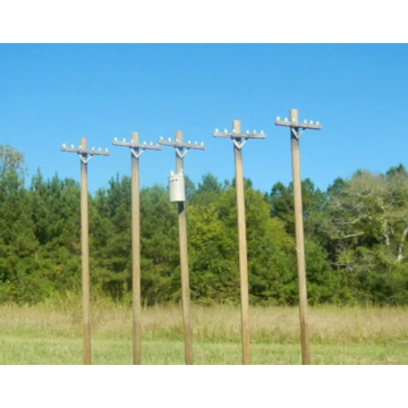 Showcase Miniatures 2301 - 30ft Power Pole Set - HO Scale Kit 3 Showcase Miniatures 2301 - 30ft Power Pole Set - HO Scale Kit