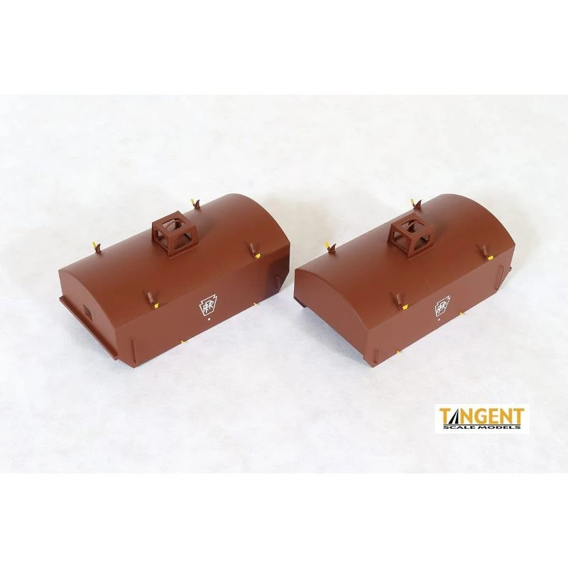Tangent Scale Models 2708001 - Pennsylvania Railroad (PRR) "Version 1 Logo", G41A Coil Car Hoods 2-pack - Painted And Assembled Pennsylvania (PRR) - HO Scale 3 Tangent Scale Models 2708001 - Pennsylvania Railroad (PRR) "Version 1 Logo", G41A Coil Car Hoods 2-pack - Painted And Assembled Pennsylvania (PRR) - HO Scale