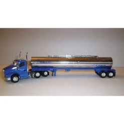 Trucks N Stuff TNS049 - Kenworth T680 Day-Cab Tractor With Chemical Tank Trailer - Assembled - HO Scale