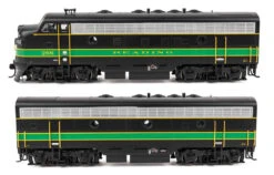 Walthers Mainline 910-11415 - EMD F7 A-B Set (DC Silent) Reading (RDG) 269A/269B - HO Scale