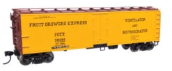 Walthers Mainline 910-41412 - 40' Steel Reefer With Dreadnaught Ends Fruit Growers Express (FGEX) 40698 - HO Scale
