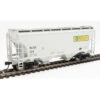 Walthers Mainline 910-7567 - 39' Trinity 3281 2-Bay Covered Hopper Blue Circle Cement (BCAX) 247 - HO Scale