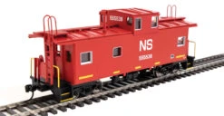 Walthers Mainline 910-8775 - International Wide-Vision Caboose Norfolk Southern (NS) 555538 - HO Scale