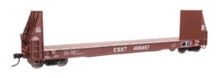 Walthers Proto 920-104517 - 50' Sieco Pulpwood Flatcar CSX (CSXT) 408467 - HO Scale