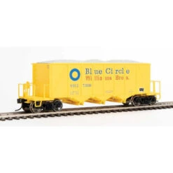Walthers Proto 920-106017 - 40' Ortner 100-Ton Open Aggregate Hopper Blue Circle Cement (WBCX) 73006 - HO Scale